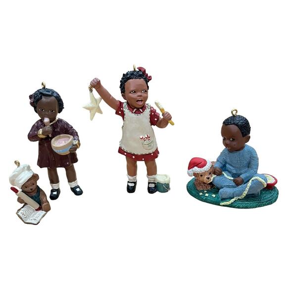 1998 Hallmark Keepsake Ornaments Lot Of 3 (Ricky,Christy & Nikki)By Martha Root - Picture 1 of 15